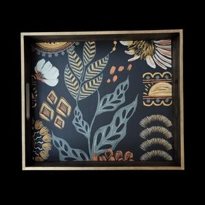 Hand Crafted Autumn Botanical Decorative Tray